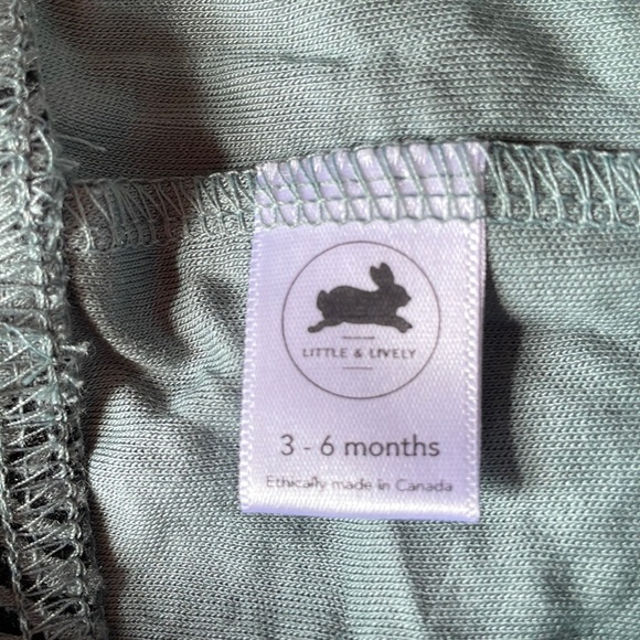 3/$20! NWT LITTLE & LIVELY LEGGINGS 3-6 months palm leaf design - Picture 4 of 7